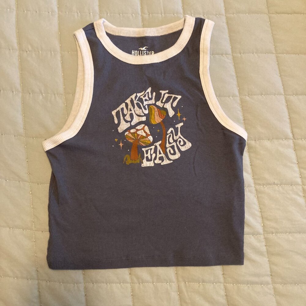 Hollister Take It Easy Cropped Tank